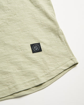 Outclass Sage Slub S/S Henley Sage 2 217