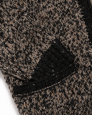 Outclass Black/White Marl Zip Cardigan Grey 9 4928