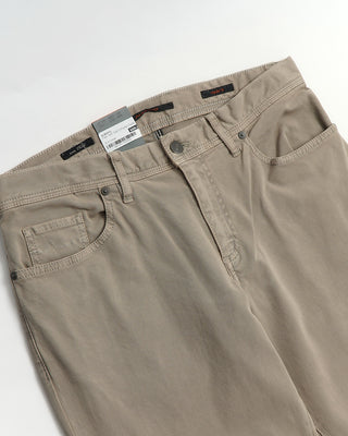 Alberto Tan 'Pipe' Soft Twill 5-Pocket Pants