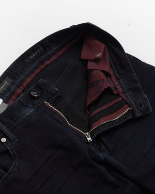 Alberto Navy 'Pipe' Tencel Denim Jeans