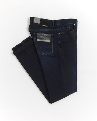 Alberto Navy 'Pipe' Tencel Denim Jeans
