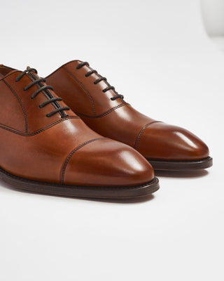 Berwick Brown Cap Toe Oxford Dress Shoe