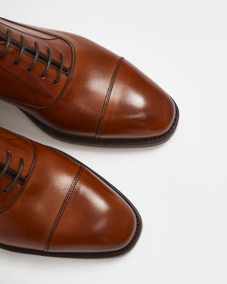 Berwick Brown Cap Toe Oxford Dress Shoe