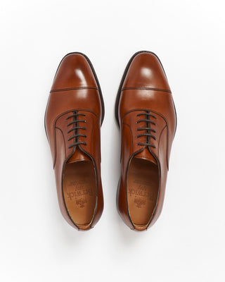 Berwick Brown Cap Toe Oxford Dress Shoe