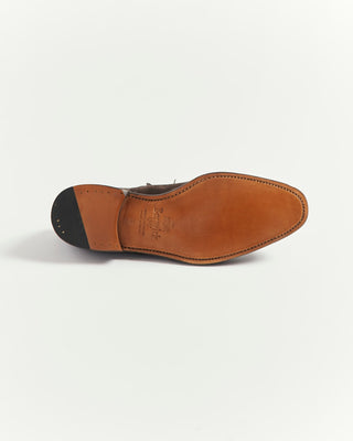 Berwick Chocolate Suede Cap Toe Oxford Dress Shoe
