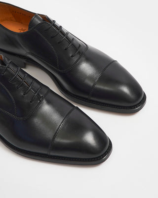 Berwick Black Cap Toe Oxford Dress Shoe
