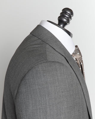 Canali Grey 'Armaturato' Stretch Wool Suit 