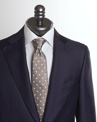 Canali Navy Super 130's Wool Essential Suit
