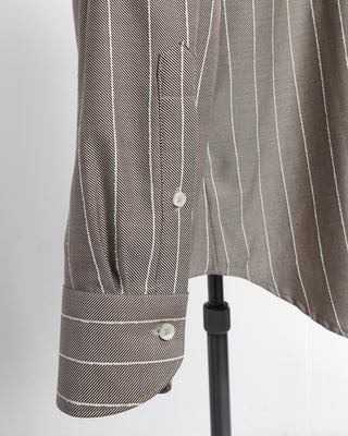 Canali  Twill Stripe Modern Fit Shirt
