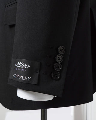 Coppley 'Gibson' Attivo Bi-Stretch Black Suit
