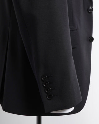 Coppley 'Gibson' Attivo Bi-Stretch Black Solid Suit
