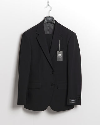 Coppley  Attivo Bi-Stretch Black Solid Suit