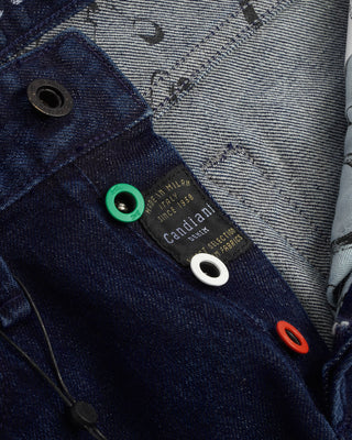 Denham 'Razor' Made in Italy Indigo Overdye Worn Jeans