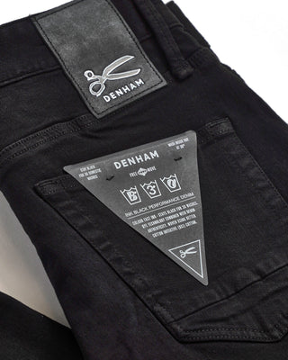 Denham Razor Stay Black Stretch Denim Jeans