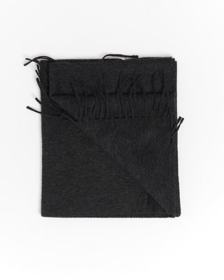 Eton Charcoal Solid Cashmere Scarf