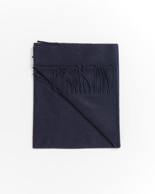 Solid Cashmere Scarf / Navy