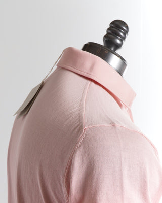 Filippo De Laurentiis Pink Cotton Polo Shirt 