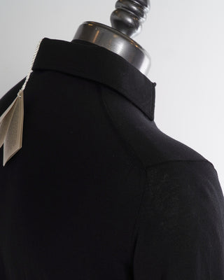 Long Sleeve Crepe Cotton Polo