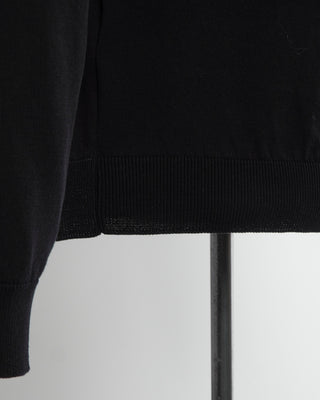 Long Sleeve Crepe Cotton Polo