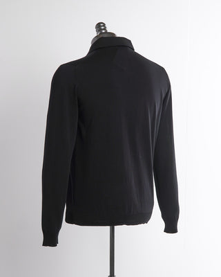 Long Sleeve Crepe Cotton Polo