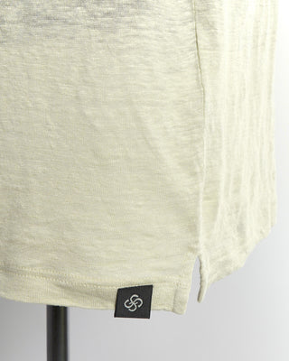 Gran Sasso Breathable Beige Linen Polo