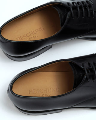 Aralia Derby Boxcalf Black Dress Shoe