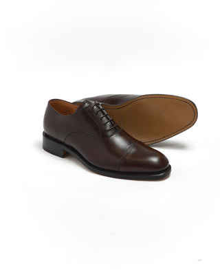 Tilleul Toe Cap Boxcalf Dark Brown Dress Shoe