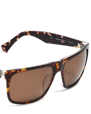 V543 Classic Rectangular Sunglasses / Brown Tortoise