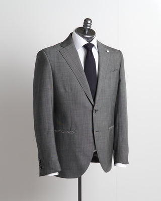 Luigi Bianchi Mantova Vitale Barberis Canonico Super 120's Nailhead Suit