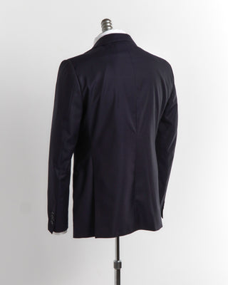 Luigi Bianchi Mantova 'Mantua' Super 130's Navy All Season Solid Wool Suit