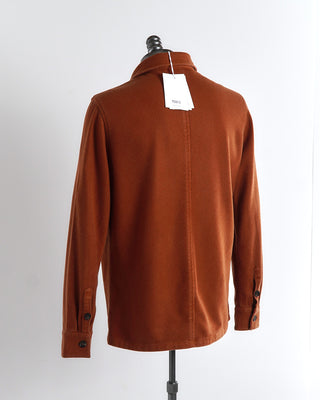 Manto Rust Cashmere 'Elasi' Shirt Jacket