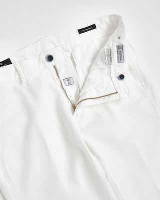 Mason's 'Torino' White Signature Twill Pants