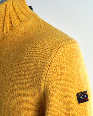 Paul & Shark The Fisherman Collection Mustard Yellow Button Pullover