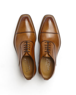 Rafaele D'Amelio Cognac Cap Toe Oxford Dress Shoe