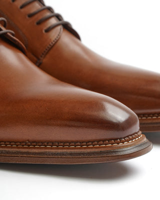 Rafaele D'Amelio Cognac L:eather Derby Dress Shoe