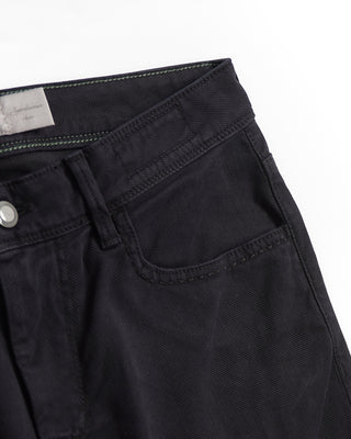 Re-HasH 'Rubens' Navy Twill Five Pocket Pants