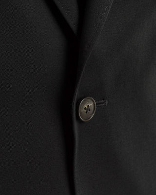 Z Zegna Drop 8 Black Solid Wool Suit