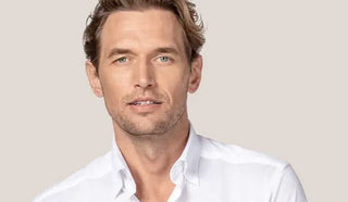 Image of man wearing a white Eton shirt