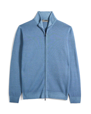 Ferrante Extrafine Merino Full Zip Sweater 803