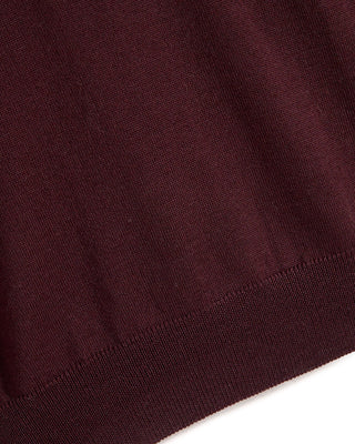 Ferrante Solid Extrafine Merino Wool 12 Gauge Quarter Zip Sweater 5298