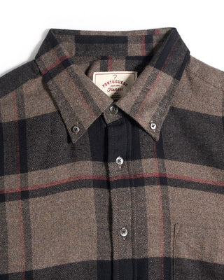 Portuguese Flannel Lumen Oversized Cotton Flannel Check Shirt 2002