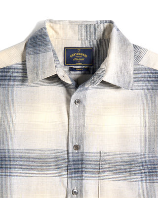 Portuguese Flannel Fonte Cotton Ombre Flannel Shirt 3794