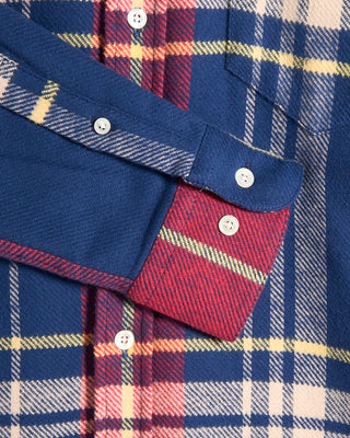 Portuguese Flannel Sage Cotton Flannel Check Shirt 2018