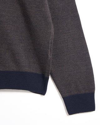 Gran Sasso Birdseye Zip Sweater 1376