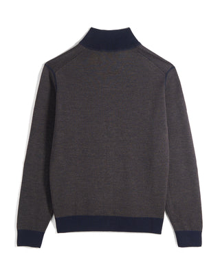 Gran Sasso Birdseye Zip Sweater 1381