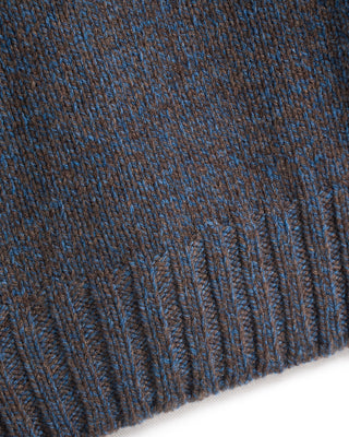 Gran Sasso Melange Button Mock Sweater 1288