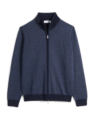 Gran Sasso Birdseye Zip Sweater 1361