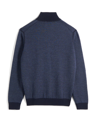 Gran Sasso Birdseye Zip Sweater 1369