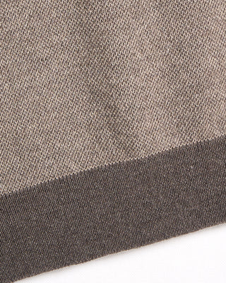 Gran Sasso Birdseye Zip Wool Sweater 1391
