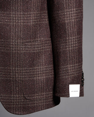 Luigi Bianchi Mantova Ferla Baby Alpaca Check Sport Jacket 1551